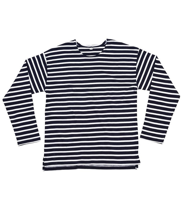 Henri Stripey long sleeve - Organic. EMBROIDERED & TAGS