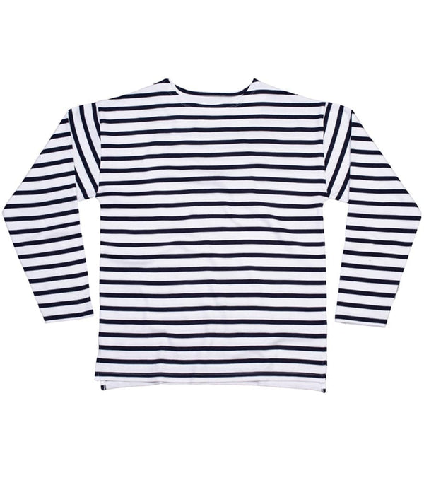 Henri Stripey long sleeve - Organic. EMBROIDERED & TAGS