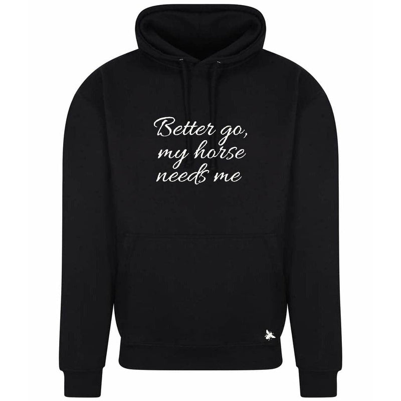 HELS - Better go, my horse needs me. - Loose Fit Sassive Aggressive Hoodie