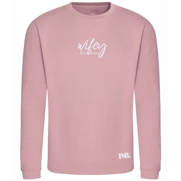 Personalised Hubby / Wifey Sweater