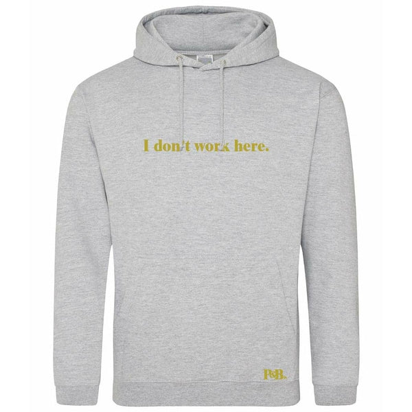 TEMPLE - I don't work here - Loose Fit Sassive Aggressive Hoodie