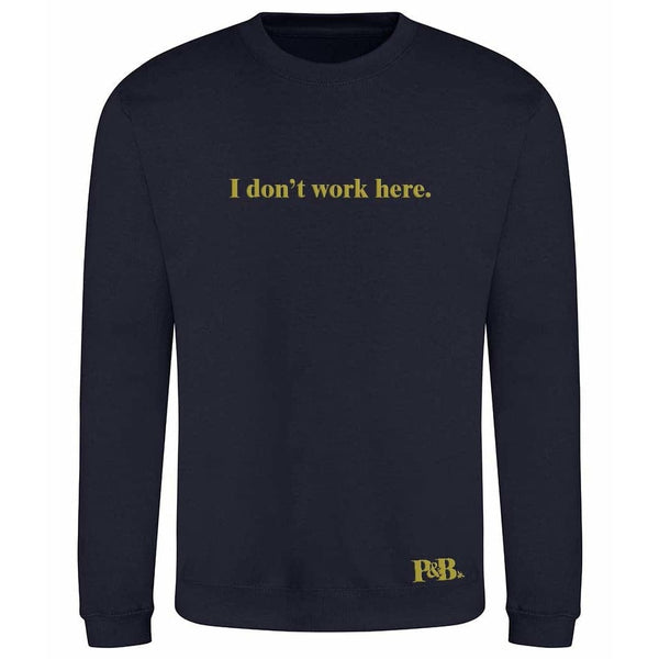 TEMPLE - I don't work here - Loose Fit Sassive Aggressive Sweater